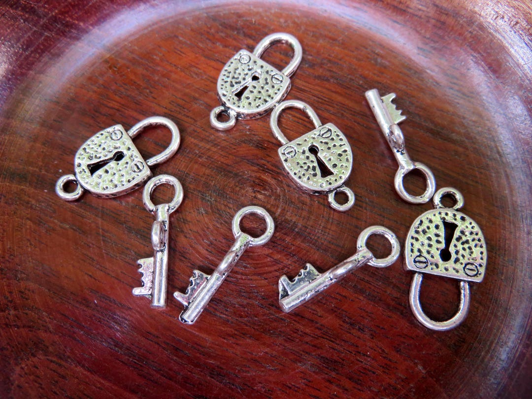 Vintage Lock and Key Padlock Skeleton Key Locks of Love Paris Etsy