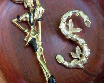 Vintage Fashion Lady Fashionista or Sarah Coventry 'S' Vine Brooch Pin Collection or Choice (SKU:J37)