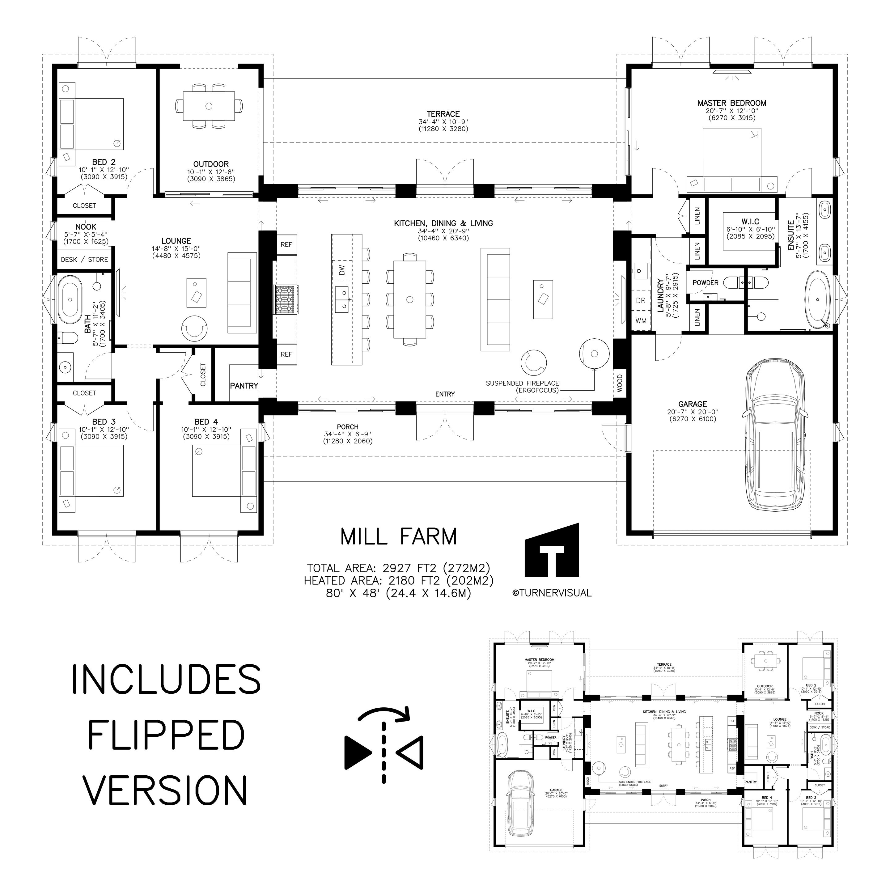 mill-farm-house-plans-2927-sq-ft-4-bedroom-2-5-bath-rustic-barn