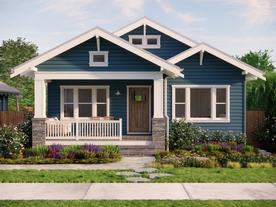 Tulip Cottage House Plans 1200 Sq Ft 3 Bedroom 2 Bath 29x62