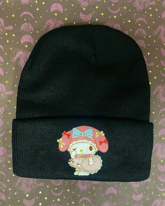 Super Cute Hello Kitty Beanie - My Melody - Etsy display picture 1