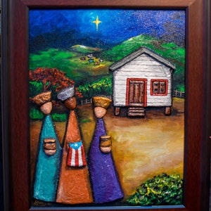 Visita de los Reyes-met Puerto Ricaanse vlag