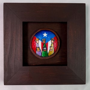 Puertorrican Flag with Three Kings