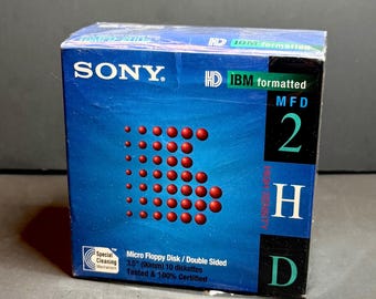 Sony 3.5-inch 2HD IBM-formatted Micro Floppy Disc