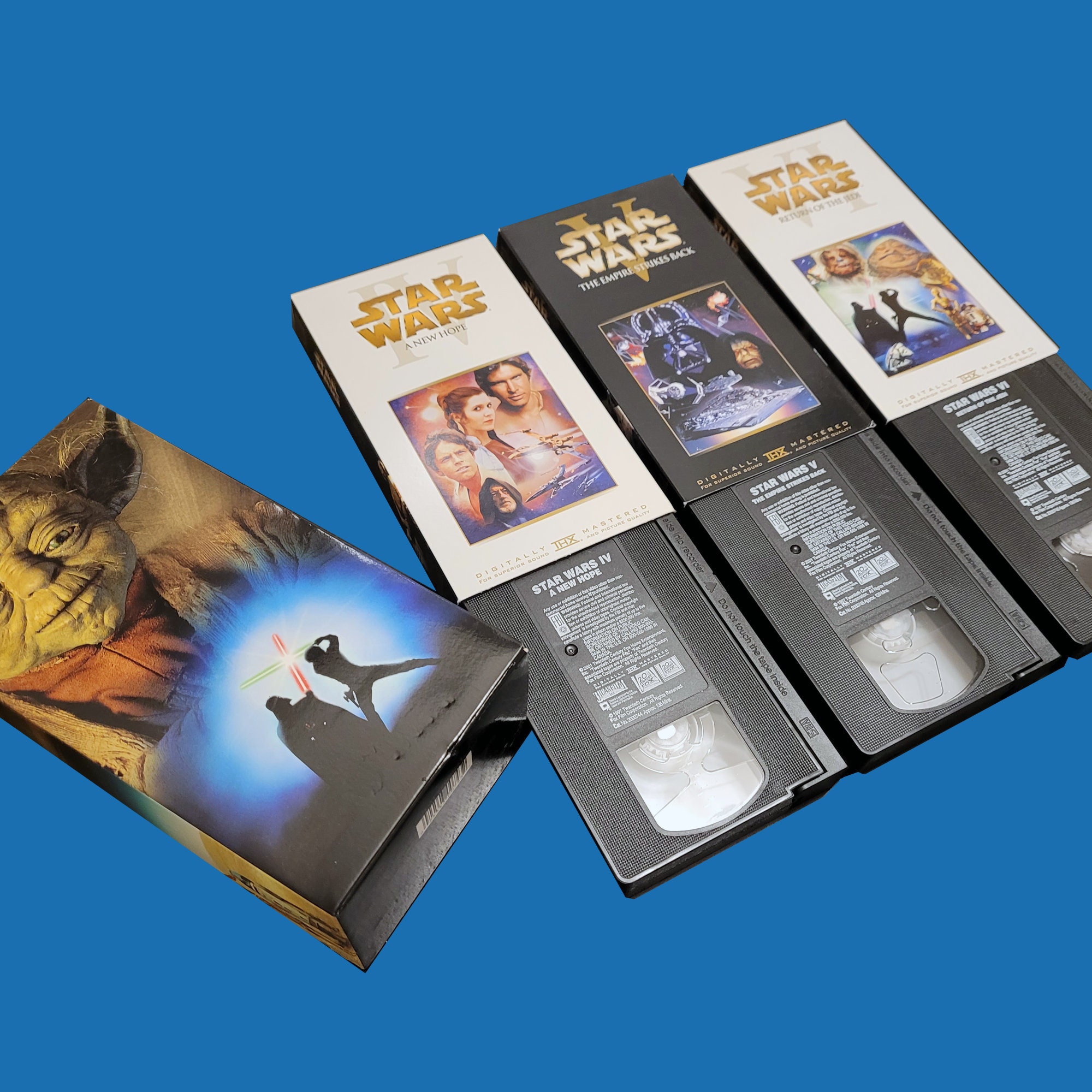 Star Wars Trilogy VHS (2000) Return of Jedi Empire Strikes Back 