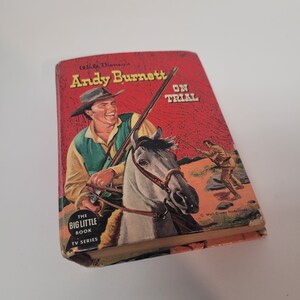 Walt Disney&#39;s Andy Burnett on Trial Big Little Book 1645