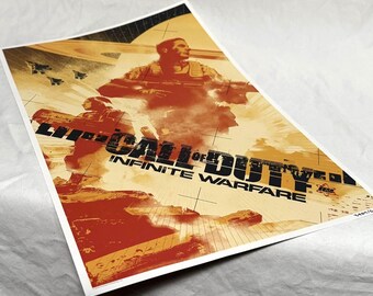 Call of Duty Infinite Warfare Poster COD Zombies SDCC Rare Limited Edition 2016