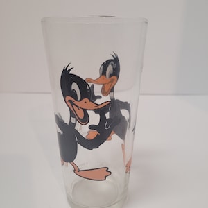 Vintage 1973 Warner Bros Pepsi Collector Series Glass Daffy Duck