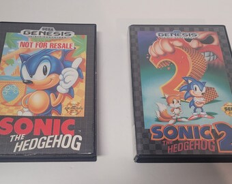 Sonic the Hedgehog 1991 Sega Genesis Complete Rare Game Tested Working Box