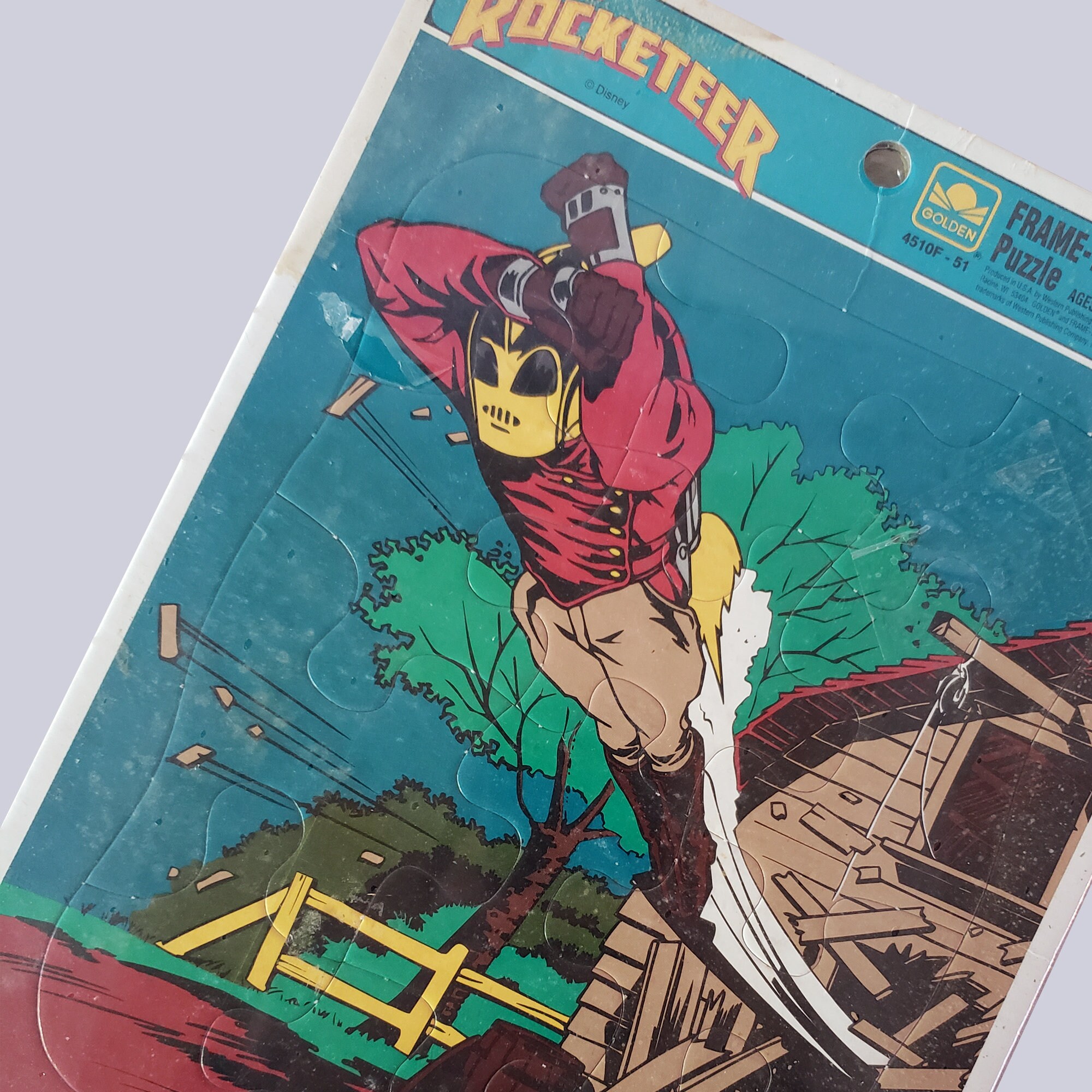 Walter Reed Puzzle Disney the Rocketeer Frame Tray-puzzle Vintage Retro Oldschool - Etsy