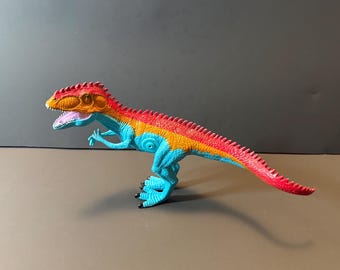 Multicolor Gigantosaurus Dinosaur Figure With Roaring Sounds Works