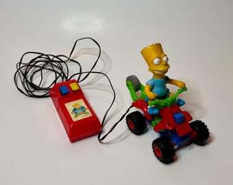 Mattel BART SIMPSON Remote Control Quad Cycle 1990