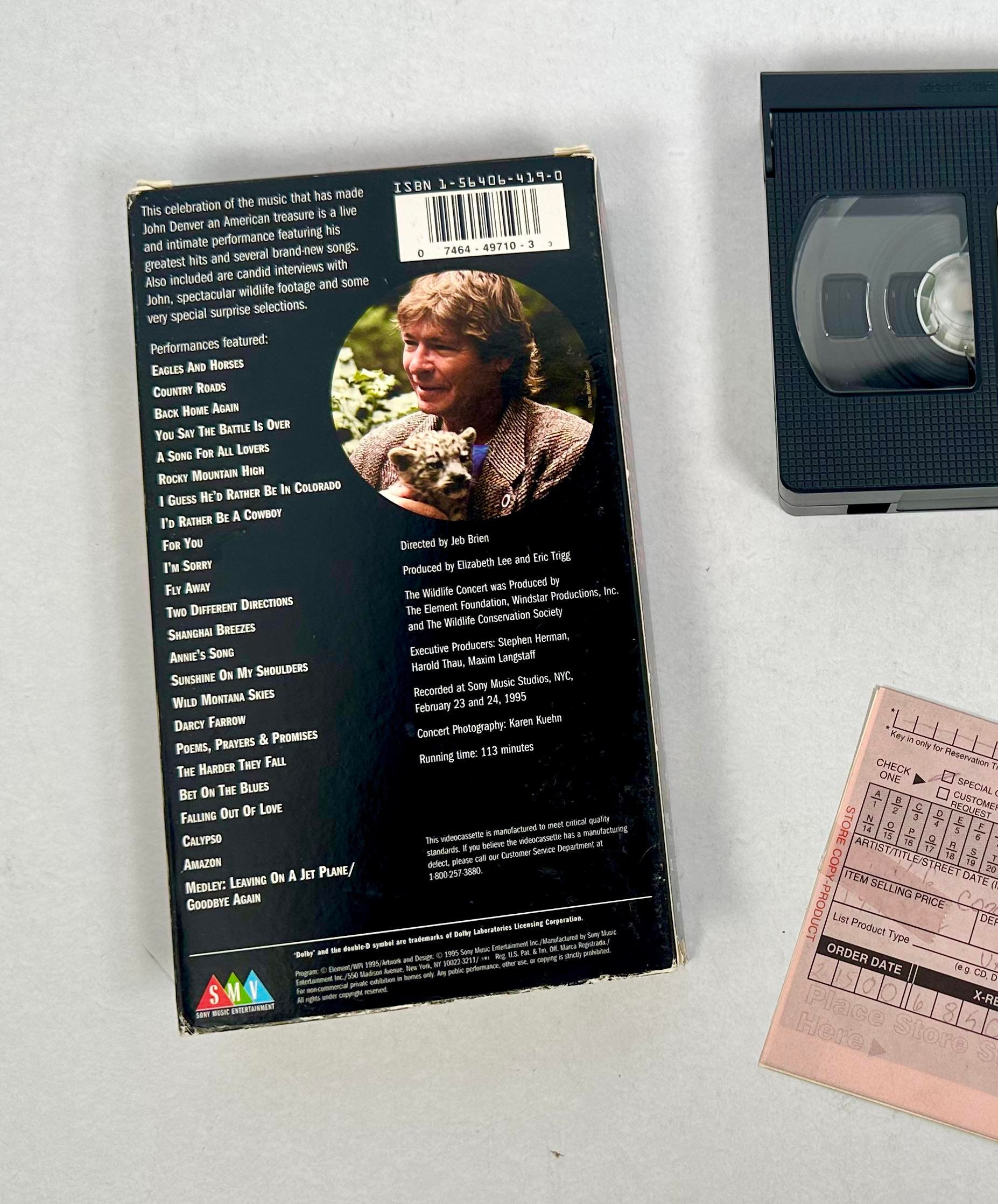 ミュージック John Denver: The Wildlife Concert [VHS] Amazon.com: John Denver: The Wildlife Concert [VHS] : CDs