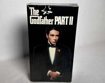 New The Godfather Part 2 II VHS Factory Sealed Clean Paramount Tape 1974