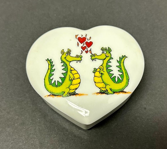 My Little Dragon Love Trinket Box Vintage Vagabond Creations Papel Japan