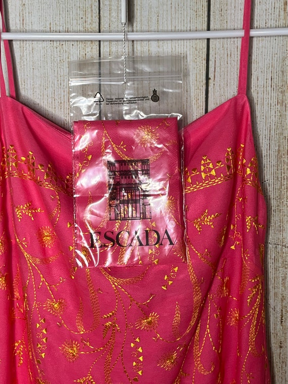 Escada Vintage Dress // Formal Maxi Prom 90s // P… - image 5