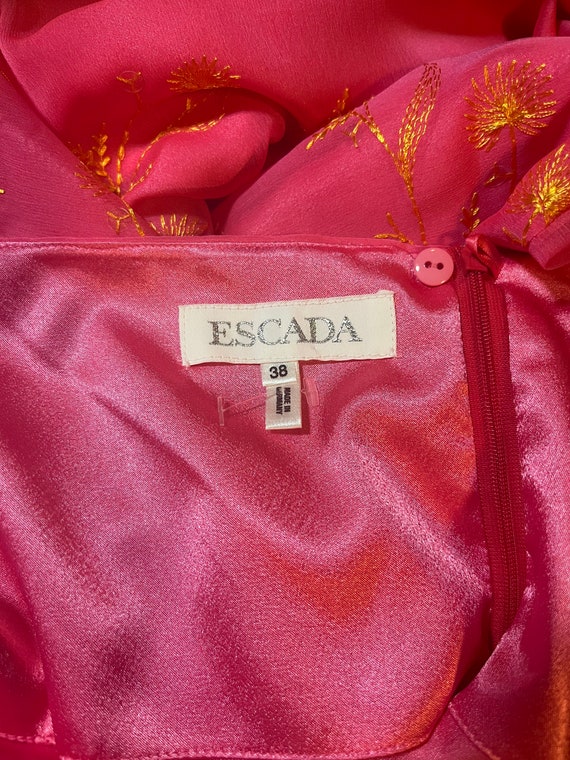 Escada Vintage Dress // Formal Maxi Prom 90s // P… - image 6