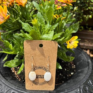 Natural Stone Drop Earrings
