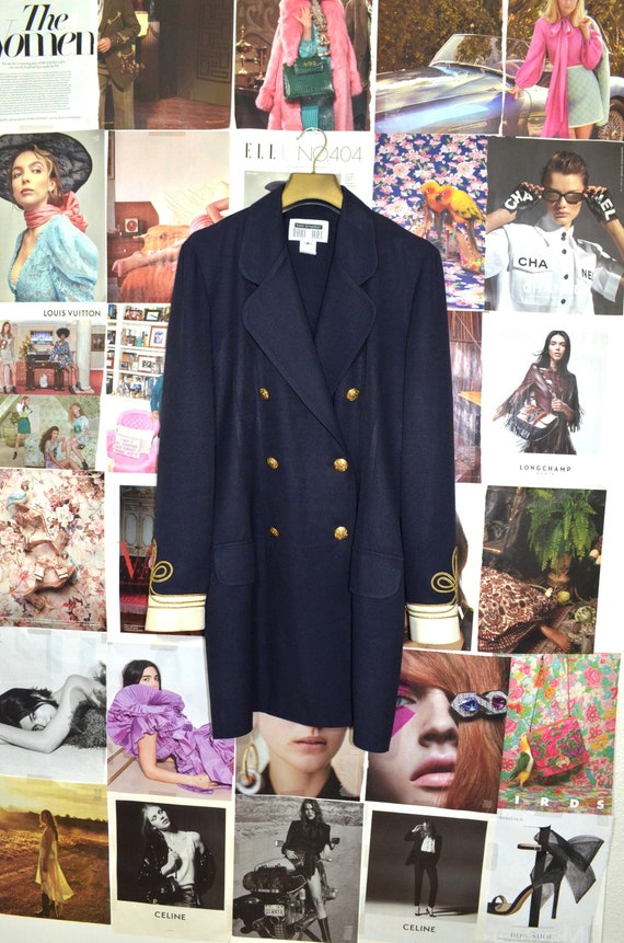 Vintage Navy Blazer Dress
