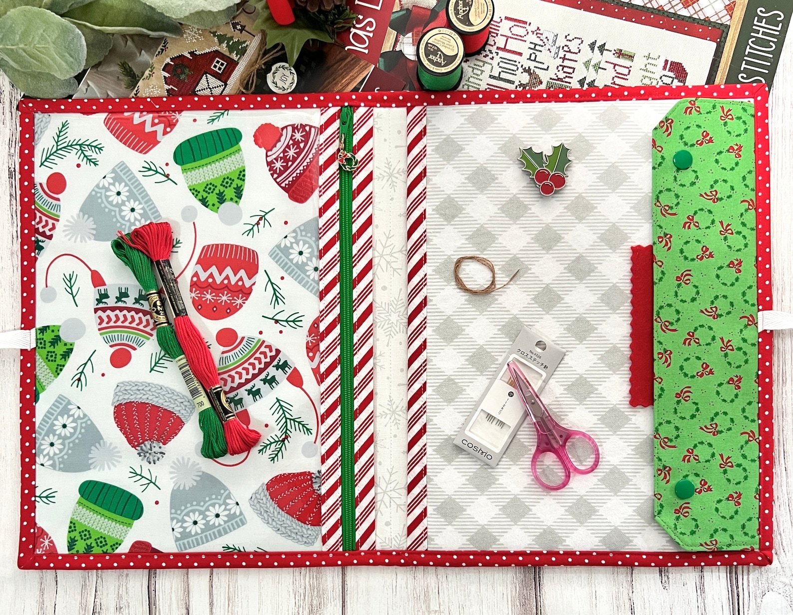 The Jamie 2 Stitch Case Needlework Case PDF Sewing Pattern Etsy