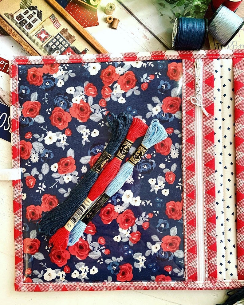 The Floss Flat Needlework Case PDF Pattern Etsy