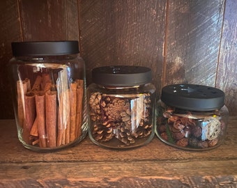 Primitive Storage Jars - set of 3