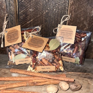 Simmering Potpourri - Spice Blends, Fall, Winter, Holiday, & Christmas Simmer Pot Kits
