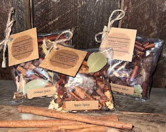 Simmering Potpourri - Spice Blends, Fall, Winter, Holiday, & Christmas scents