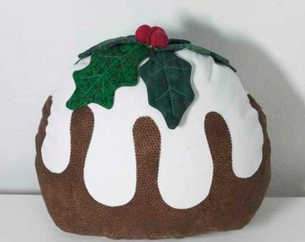 Christmas Pudding Türstopper PDF Instant Download Pattern