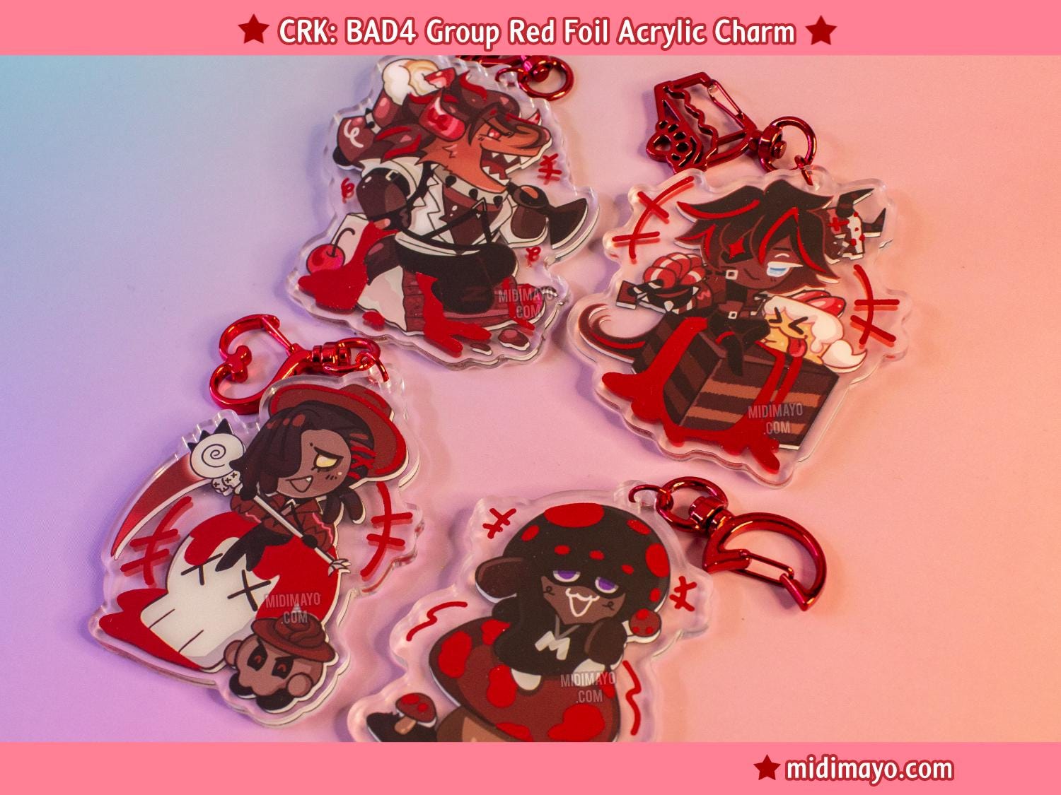 Baddies4 KPOP Rockstar Cookie Foil Acrylic - Etsy