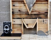 Original Reclaimed Wood Marquee Letters (A-Z) 16 inch
