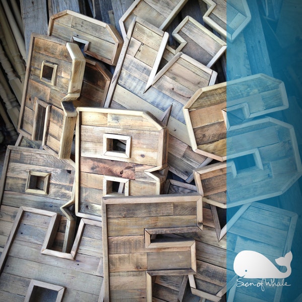 Original Reclaimed Wood Marquee Letters (A-Z) 16 inch