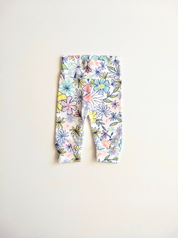 baby girl floral leggings