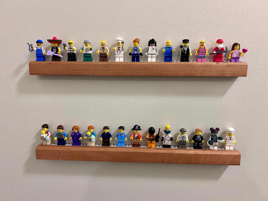 Handmade Wooden Mini Figure Display Shelf, Holds 13 Figures - Etsy