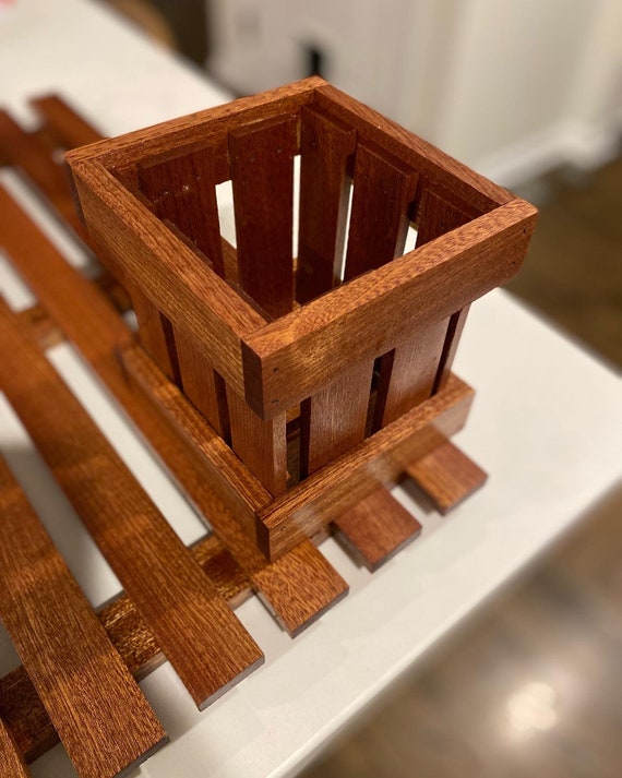 Wooden Dish Drying Rack, Mahogany Dish Rack, Drying Rack, Kitchen