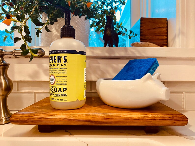 Soap Stand Soap Riser Raw Wood Riser Kitchen Tray Sink Etsy