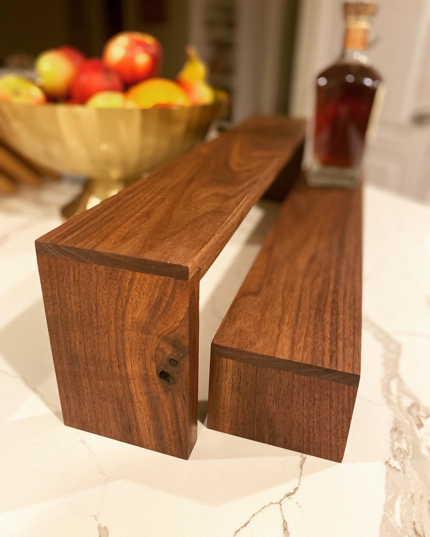 Liquor Bottle Display, Tiered Shelving Display, Kitchen Organizer, Bar