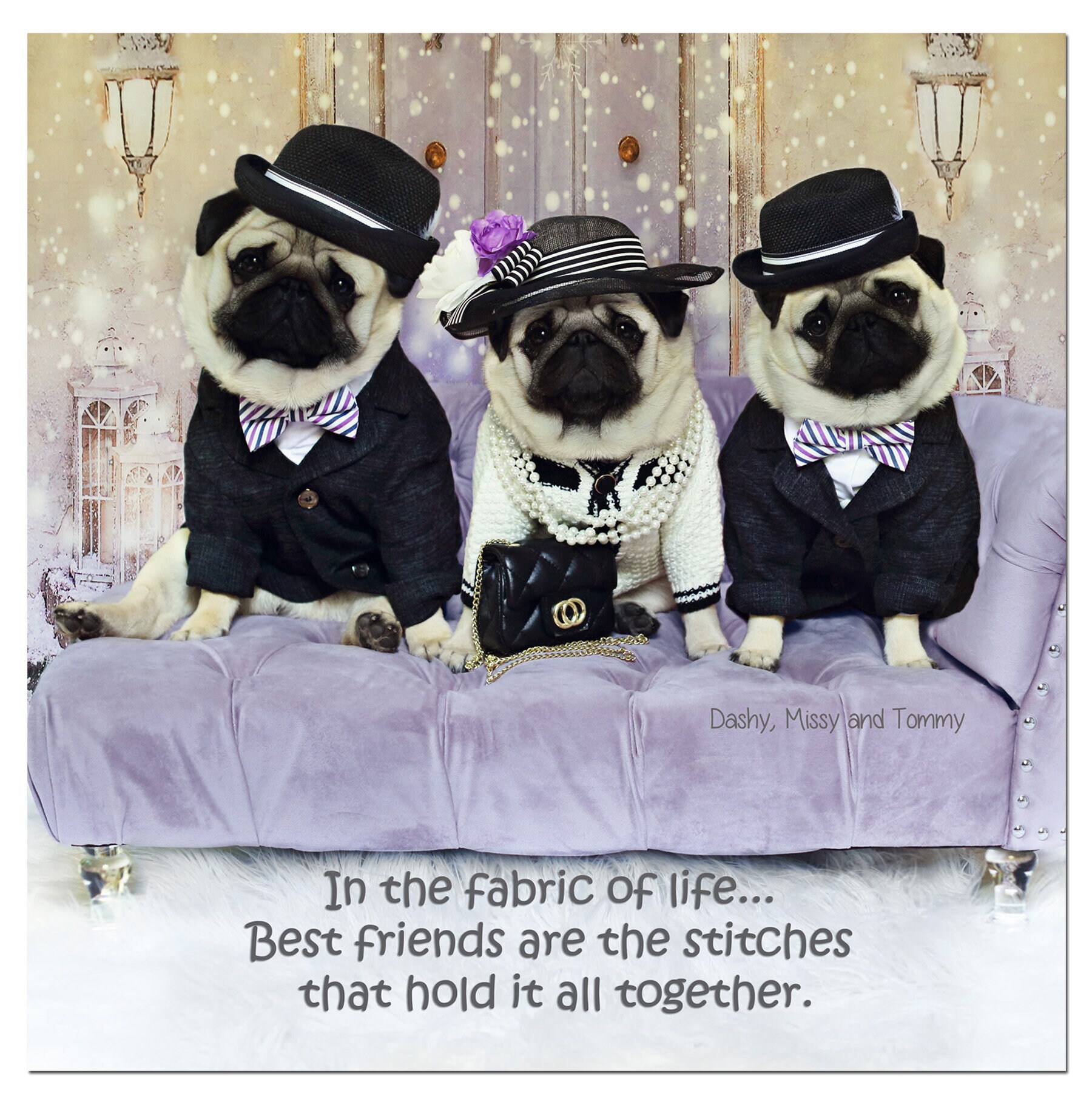 2023 Wall CALENDAR - Pug Calendar - Pugs and Kisses