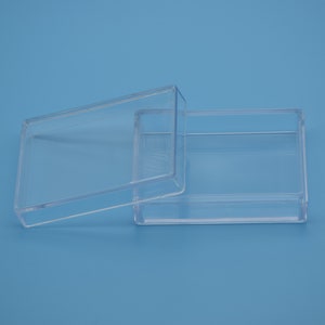 6 rectangle clear plastic box,transparent ps box with lid,clear box container,plastic cases - 57mmx40mmx20mm(height) AB58