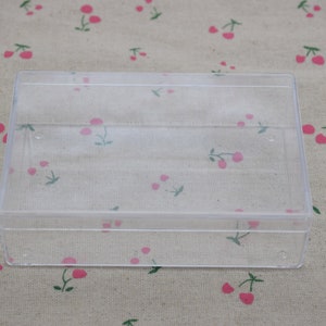 1 rectangle clear plastic box,transparent ps box with lid,clear box container,plastic cases - 120mmx80mmx34mm(height) AB116