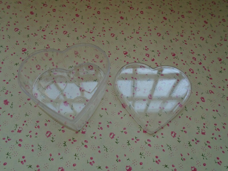 75mmx70mmx33mm 6 heart clear plastic box,transparent acrylic box with lid,clear box container height