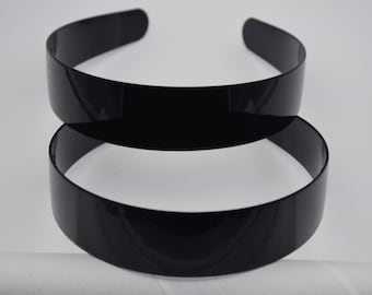 10 black plastic headband,plastic hair band,plastic hair accessories,hair extensions,beauty headband,30mm wide