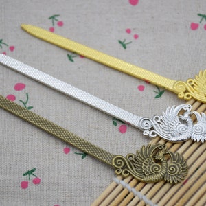 2Pieces Metal Hair Sticks,Phoenix Hair Sticks,Phoenix Hair Pins,Bird Hair Stick,Metal Hair Pins,Metal Hair Picks,Metal Hair Clips