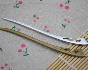 2Pieces Metal Hair Sticks, Eenvoudige Hair Sticks, Metal Hair Pins, Metal Hair Picks, Metal Hair Clips