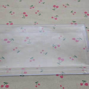 2 rectangle clear plastic box,transparent ps box with lid,clear box container,plastic cases - 177mmx110mmx25mm(height) AB124