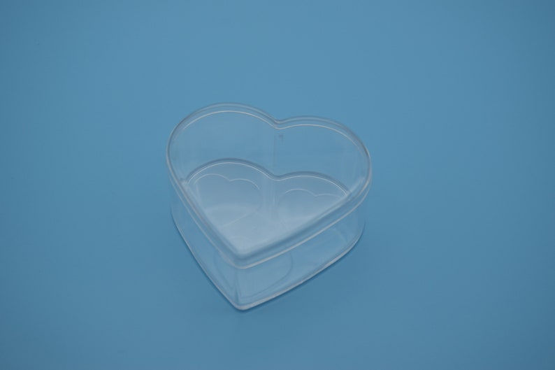 75mmx70mmx33mm 6 heart clear plastic box,transparent acrylic box with lid,clear box container height