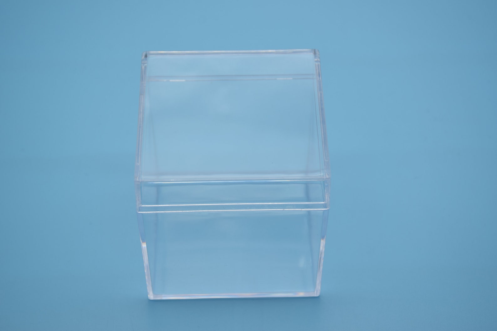 2 Square Clear Plastic Boxtransparent Ps Box With Lidclear - Etsy