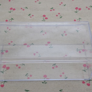 1 rectangle clear plastic box,transparent ps box with lid,clear box container,plastic cases - 155mmx84mmx58mm(height) AB127