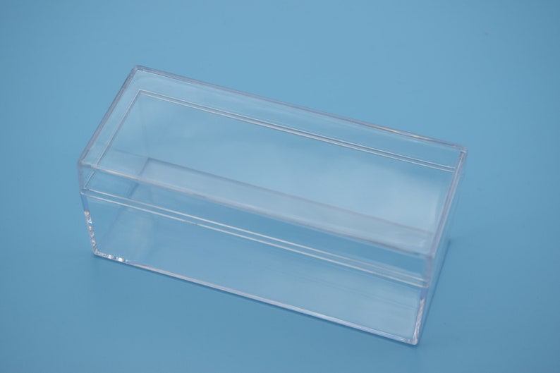2 Rectangle Clear Plastic Box,transparent Ps Box With Lid,clear Box ...