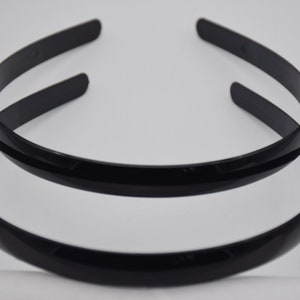 10 black plastic headband,plastic hair band,plastic hair accessories,hair extensions,beauty headband,12mm wide
